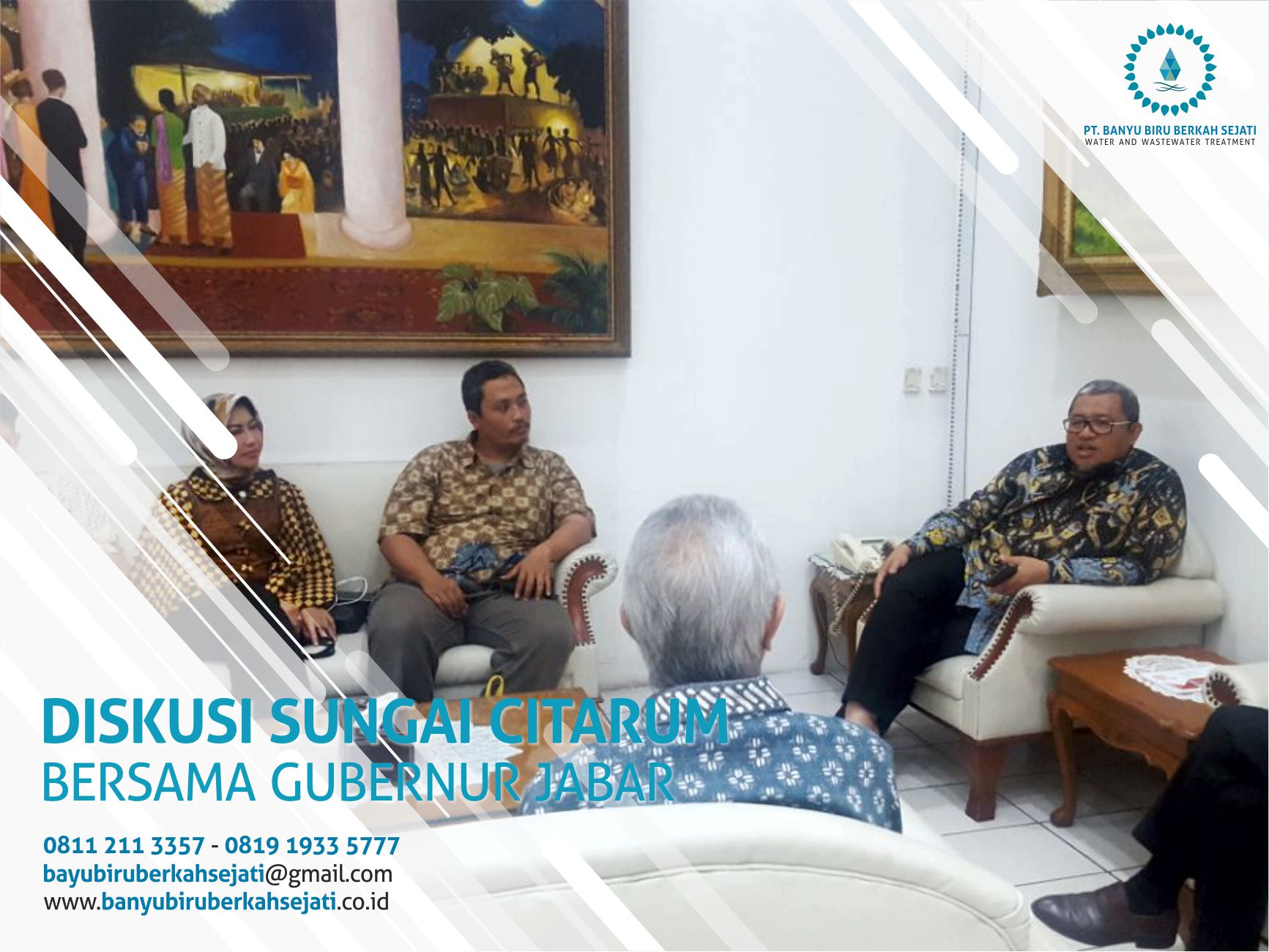 Kontraktor Ipal Diskusi Gubernur